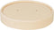 Depa® Deksel | Papier + PE | Ø117mm | 18mm | naturel | 25 stuks