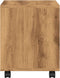 vidaXL - Rolkast - 37x33x42,5 - cm - bewerkt - hout - artisanaal - eikenkleurig