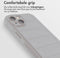 imoshion Hoesje - Geschikt voor iPhone 13 - EasyGrip Backcover - Grijs