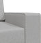 vidaXL - Vloersofa - Bed - 2-in-1 - Cloud - Grijs - 245x150x60.5 - cm - Stof