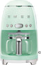 SMEG DCF02PGEU - Filterkoffiemachine - 10 koppen - Watergroen