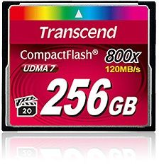 Transcend TS32GCF800 - Compact Flash - 32GB - 120MB/s lezen 40MB/s schrijven 800x snelheid