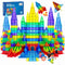 Sweet Sprout Magnetic Tiles - Bouwset - 129 stuks - Inclusief 4 Magna poppetjes