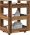 vidaXL - Keuken - Trolley - Oude - Hout - 60x45x80 - cm - Geengineerd - Hout