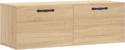 vidaXL - Wandkast - 100x36,5x35 - cm - bewerkt - hout - sonoma - eikenkleurig