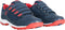 Brabo Velcro - Hockeyschoenen - Klittenbandsluiting - Navy/Red - Maat 32