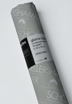 Tekenpapier Schoellershammer Glama Basic 33cmx50m 50gr transp
