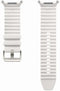 Samsung Galaxy Watch Ultra - Peakform Rubberen Band - Sterk geweven materiaal - Wit