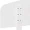 vidaXL - Hoofdbord - 180 - cm - massief - grenenhout - wit