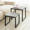 SoBuy FBT42-HG - Bijzettafel Set van 2 - Modern design - Grijs (2 stuks)