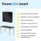 BRASQ Inklapbare Vouwtafel Zwart - 120x60x74cm - Campingtafel - Klaptafel - Inklapbaar -