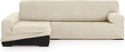 Hoes voor chaise longue met lange armleuning links Eysa ULISES Wit 170 x 110 x 310 cm