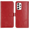 Selencia Galaxy A53 - Echt Lederen Bookcase - 3 Pashouders - Rood