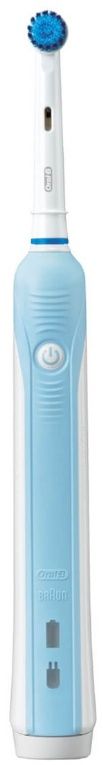 Oral-B 800 Sensitive Clean - Elektrische Tandenborstel - Roterend en vibrerend - Blauw Wit (2 stuks)