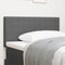 vidaXL - Hoofdbord - Simpel - Ontwerp - Lichtgrijs - 90 - cm - Corduroy - Stof