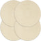 vidaXL - Placemats - 4 - st - rond - 38 - cm - katoen - effen - donkergrijs