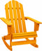 vidaXL - Schommelstoel - Adirondack - massief - vurenhout - oranje
