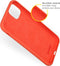 Accezz iPhone 13 - Liquid Silicone Backcover - Schokabsorberend - Oranje