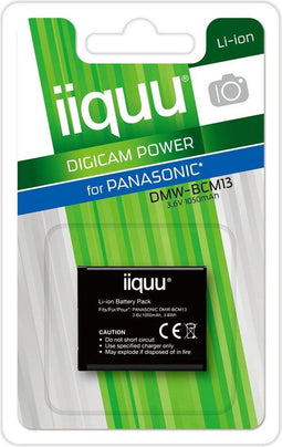 iiquu DPA029 - Oplaadbare Li-Ion batterij 1050mAh 3.6V - Geschikt voor compactcamera