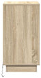 vidaXL - Nachtkastje - met - LED - in - Sonoma - Eiken - 39x34,5x65 - cm - - - Geengineerd - Hout