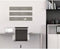 Sigel Artverum - Glasmagneetbord - 120x780mm - Hoogglans - Taupe