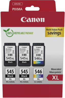 Canon 8286B013 - Inktcartridge - Hoog (XL) rendement - Zwart Cyaan Magenta Geel (3 stuks)