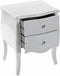 Nachtkastje Versa Cagliari Wit 39 x 60 x 50 cm