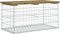 vidaXL - Tuinbank - schanskorfontwerp - 83x44x42 - cm - geïmpregneerd - hout