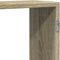 vidaXL - Wandschap - 159x18x65 - cm - bewerkt - hout - sonoma - eikenkleurig