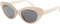 Pieces Catarina - Zonnebril - Cat Eye - Almond Milk