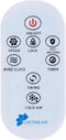Lifetime Air Luchtkoeler 8L - Aircooler met Afstandsbediening - Luchtcirculatie 463m³/h - Makkelijk te Verplaatsen - 3 Snelheden - 65dB - Digitaal LED-Display - Wit