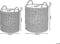 BITOLA - Plantenbak set van 3 - Zandbeige - PE rotan