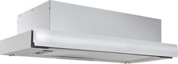 vidaXL Afzuigkap inbouw slank 480 m³/u aluminium roestvrij staal