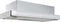 vidaXL Afzuigkap inbouw slank 480 m³/u aluminium roestvrij staal