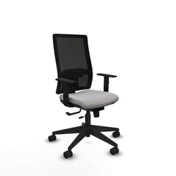 Piqueras y Crespo 1D066N0 - Bureaustoel - Verstelbare hoogte met armleuning - Lichtgrijs