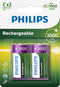 Philips R14B2A300/10 - Oplaadbare Batterij C - 3000 mAh - (12 stuks)