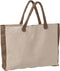 J-Line strandtas Korte Oren - textiel - beige