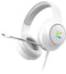 Zalman ZM-HPS310 - Bedrade gamingheadset - RGB-verlichting Hi-Fi Surround - Wit