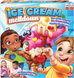Goliath Ice Cream Meltdown - Actiespel - Kinderspel - Versier het ijsje met alle toppings voor het ijs-slijm smelt!