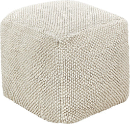 JOARA - Poef - Beige - Katoen