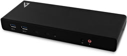 V7 Dual Universal Docking Station - USB-C Power Delivery - 10Gb/s Ethernet - 85mm hoog