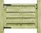 vidaXL - Poort - 100x75 - cm - geïmpregneerd - grenenhout - groen