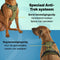 Jake and Jacky Hondentuigje - Anti-Trek Tuig - Y Tuig Hond - Reflecterend - Groen - Maat L