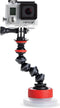 Joby Suction Cup & GorillaPod Arm - Zuignap voor GoPro - Zwart/Rood
