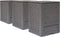 vidaXL - Compostbakken - 3 - st - 900 - L - 60x60x83 - cm - kunststof - rattan - bruin