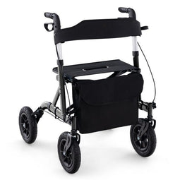 Coast Rollator - Opvouwbaar - Zitje - Max. 135 kg - Zwart