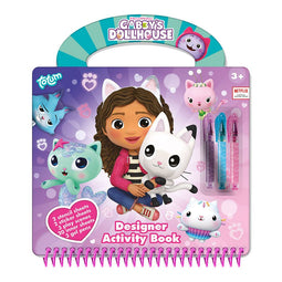 Gabby’s Poppenhuis designer vakantie doeboek - tekenen schrijven stickeren, 25 delig - Totum Gabby’s Dollhouse cadeau tip