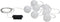 Paulmann - Lichtketting Accu Lampion - 7 lichtpunten 3,6m 3000K Wit
