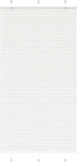 vidaXL - Plissé - rolgordijn - 105x200 - cm - stofbreedte - 104,4cm - polyester - wit