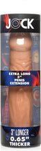 JOCK Extra Lange Penis Sleeve 22,5 cm - Tan